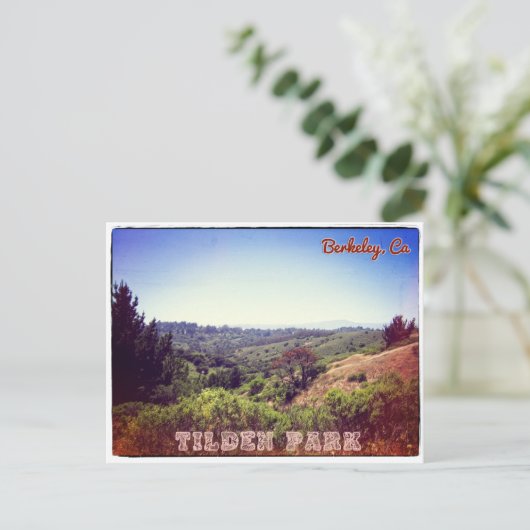 Tilden Park/Berkeley briefkaart (Staand voorkant)