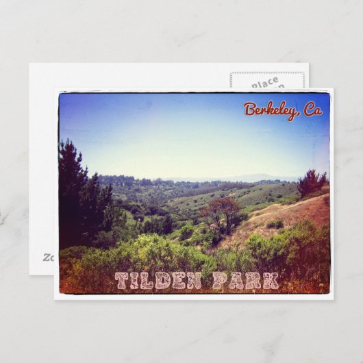 Tilden Park/Berkeley briefkaart (Voorkant / Achterkant)