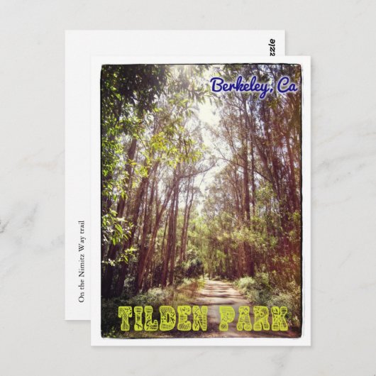 Tilden Park wandelpad briefkaart (Voorkant / Achterkant)