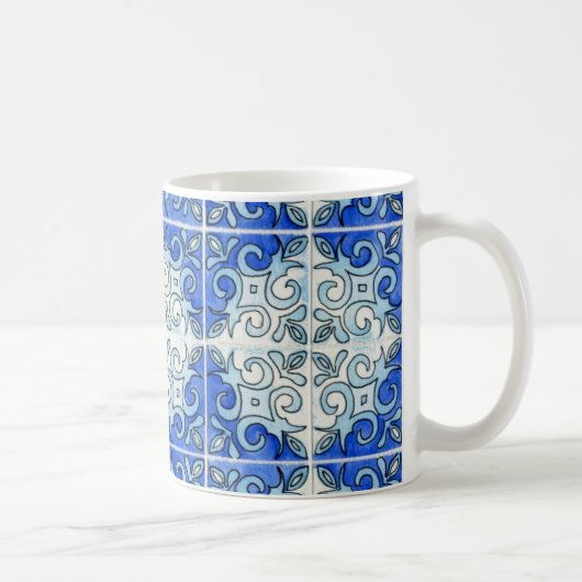 Tile Art Mok - blauw (Rechts)