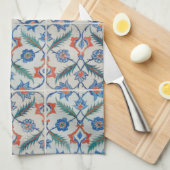 Tile Bath hand handdoek, Tile look! Theedoek (Quarter Fold)