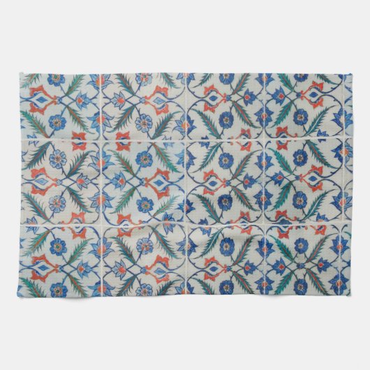 Tile Bath hand handdoek, Tile look! Theedoek (Horizontaal)