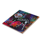 TILE CAT DIA DE LOS MUERTOS TEGELTJE (Zijkant)