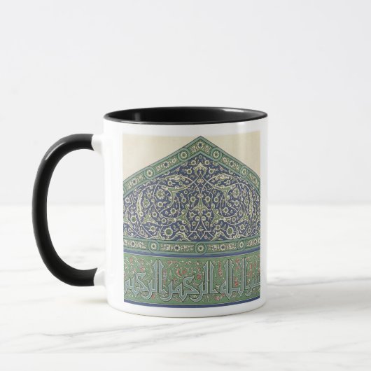 Tile decoratie, moskeekkathedraal van Qous, uit 'A Mok (Links)