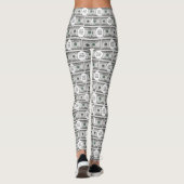 Tile Design With Your Image On 100 Dollar Images  Leggings (Achterkant)