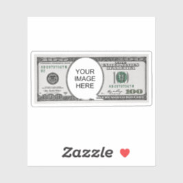 Tile Design With Your Image On 100 Dollar Images  Sticker