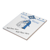 Tile, Dutch Kijk, Personaliseren Tegeltje (Zijkant)