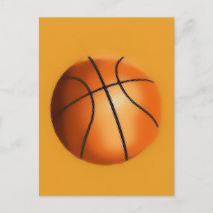Tile Effect Basketball Briefkaart