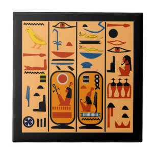Tile Egyptische Hieroglyphics Symb Egypt Tegeltje