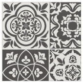 Tile Fabric voor zwart en wit Stof (Close Up)