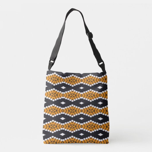 Tile Grid Tote  Crossbody Tas (Achterkant)