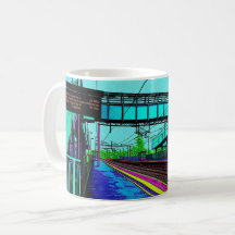 Tile Hill Treinstation in Pop Art Stijl