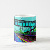 Tile Hill Treinstation in Pop Art Stijl Koffiemok (Center)