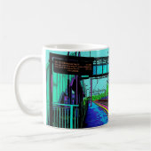Tile Hill Treinstation in Pop Art Stijl Koffiemok (Links)