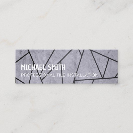Tile Installer Mini Visitekaartje (Voorkant)