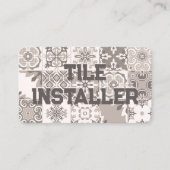 Tile Installer Visitekaartje (Voorkant)