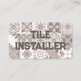 Tile Installer Visitekaartje