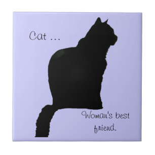 Tile - Kat ... beste vriendin van de vrouw Tegeltje