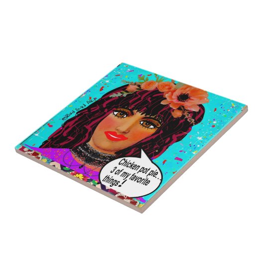 TILE-keramische tegels Tegeltje (Zijkant)