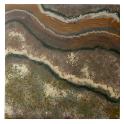 Tile. Maakt een geweldige trivet voor warme schote Tegeltje (Voorkant)