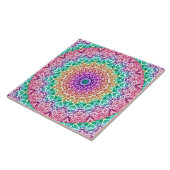 Tile Mandala Mehndi Style G379 Tegeltje (Zijkant)