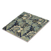 Tile met Anemone fabric-ontwerp van William Morris Tegeltje (Zijkant)