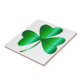 Tile met Green Shamrock Tegeltje (Zijkant)