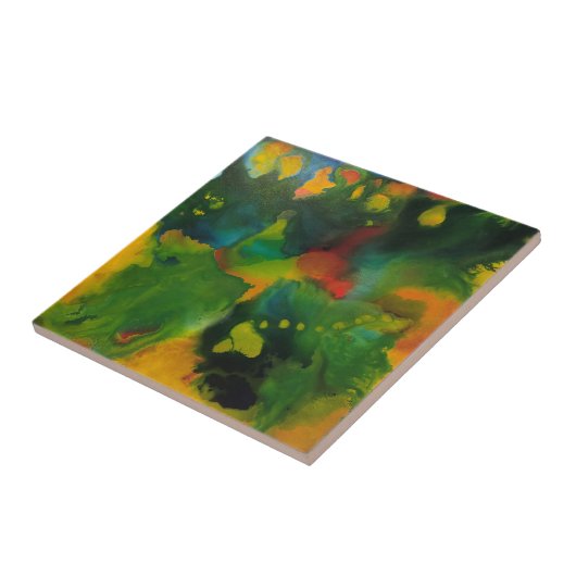 Tile met Johnson Abstract Artwork Tegeltje (Zijkant)