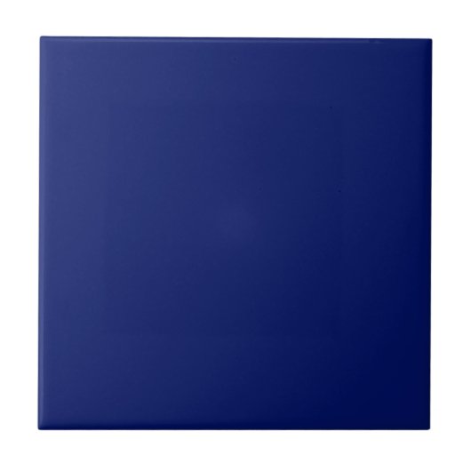 Tile met Navy Blue Background Tegeltje (Voorkant)