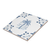 Tile met schuifpalm met schuifhoeken tegeltje (Zijkant)