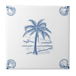 Tile met structuur met shell-hoeken verwijderen tegeltje