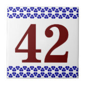 Tile octagonal border tegeltje (Voorkant)