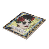 Tile/onderzetter/trivet Tegeltje (Zijkant)