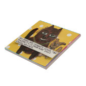 Tile/onderzetter/trivet Tegeltje (Zijkant)