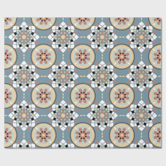 Tile Patroon Cadeaupapier (Vlak)