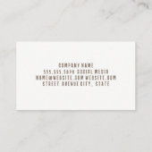 Tile Patroon Visitekaartje (Achterkant)