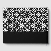 Tile-patroon voor aangepaste bruidegom voor bruilo gastenboek (Achterkant)