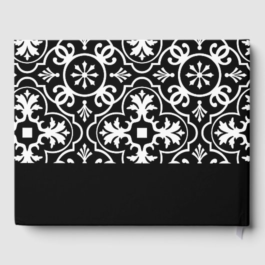 Tile-patroon voor aangepaste bruidegom voor bruilo gastenboek (Achterkant)