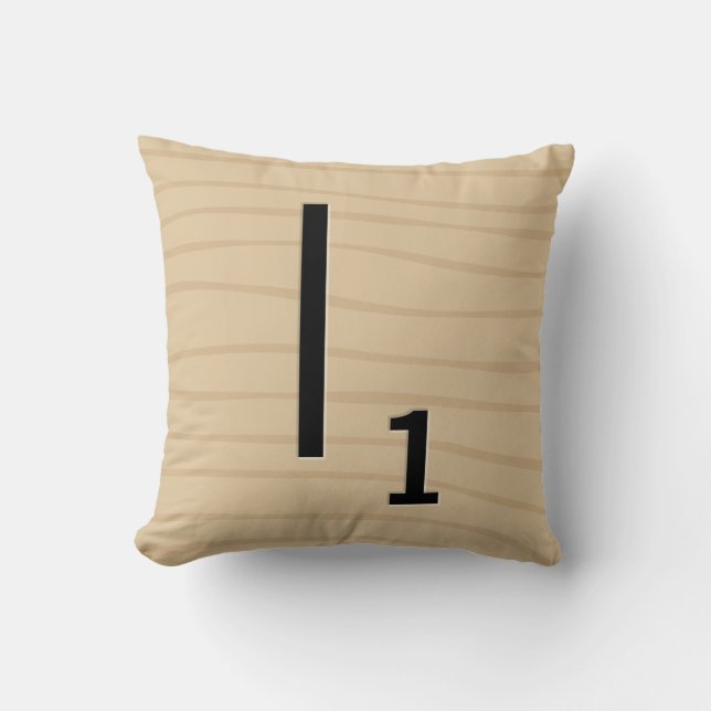 Tile Pillow: Hout I/J (5 van 17) Kussen (Voorkant)