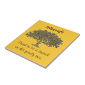 Tile - Proud om een tak op deze familieboom te zij Tegeltje (Zijkant)