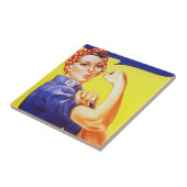 Tile  Rosie de Iconische Retro Advert van de Rivet Tegeltje (Zijkant)
