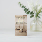 Tile Stone Granite Marble Construction Floor Visitekaartje (Staand voorkant)