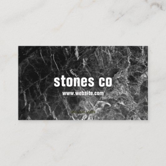 Tile Stone Granite Marble Construction Floor Visitekaartje (Voorkant)