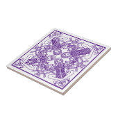 Tile Trivet Celtic Knot intertwond leeft vrienden Tegeltje (Zijkant)