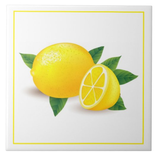 Tile Trivet-Lemons Tegeltje (Voorkant)