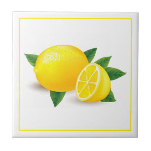 Tile Trivet-Lemons Tegeltje