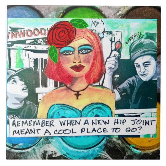 TILE- Trivet Tegeltje (Voorkant)