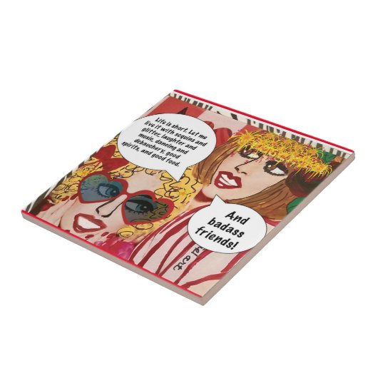 TILE- Trivet Tegeltje (Zijkant)