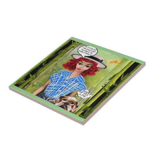 TILE- Trivet Tegeltje (Zijkant)