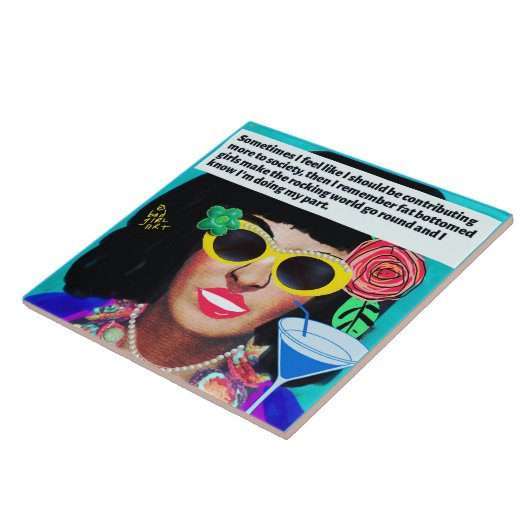 TILE- Trivet Tegeltje (Zijkant)